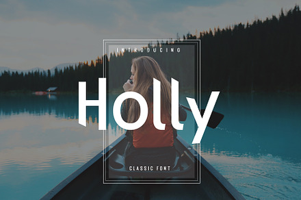 Holly, a Sans Serif Font by edcreative
