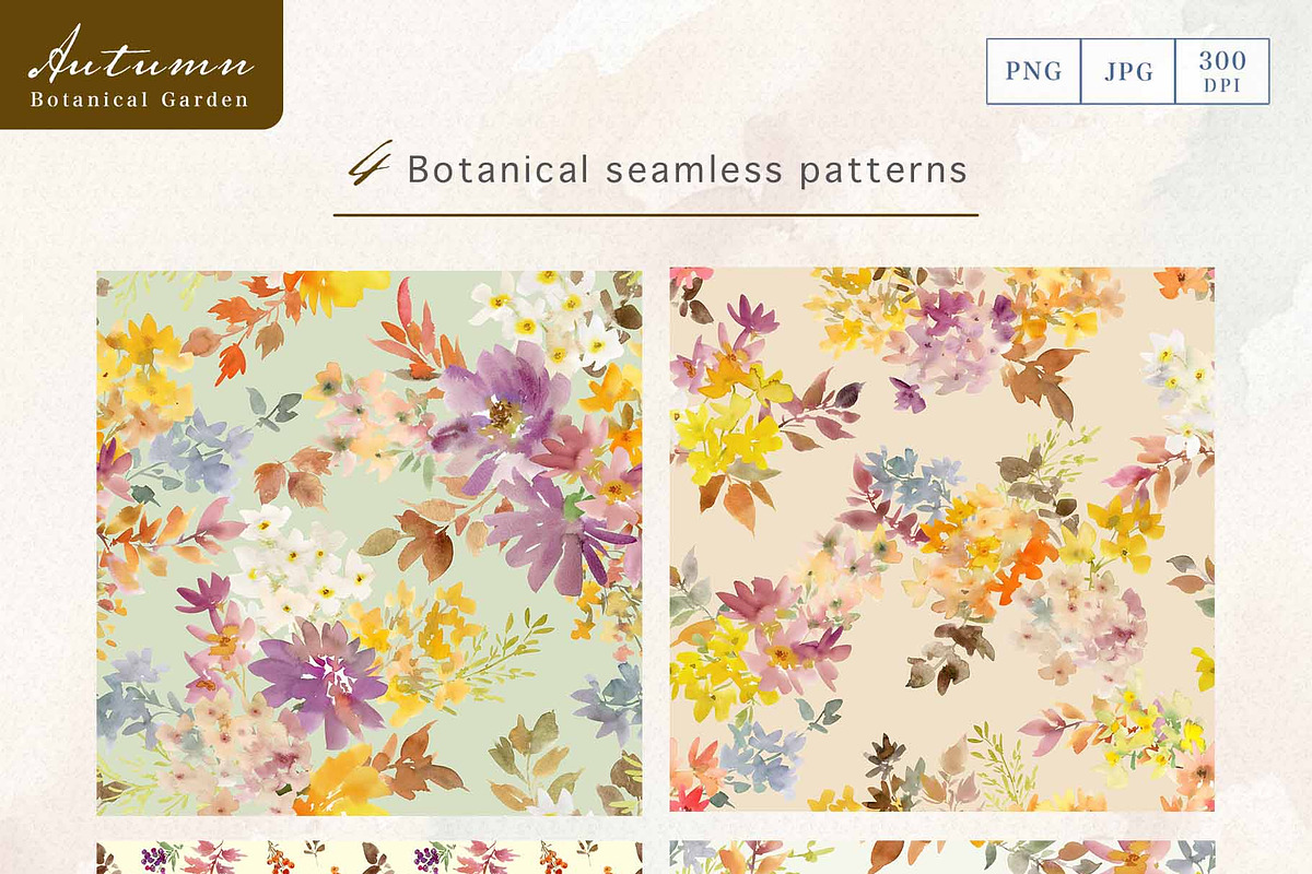 Watercolor Autumn botanical graphics, an Object Graphic by Sawango Designs (Photo 10 of 14)