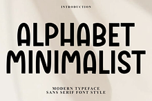 Alphabet Minimalist
