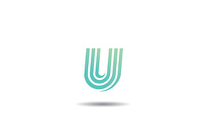 Letter U vector logo
