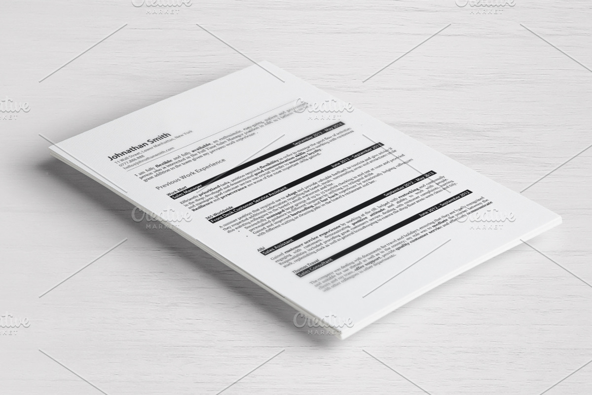 Klin • Professional realistic resume, a Resume Template by Dragoș Neagu (Photo 4 of 5)