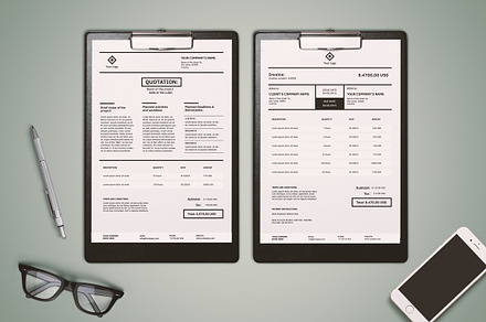 Invoicing Template (InDesign)