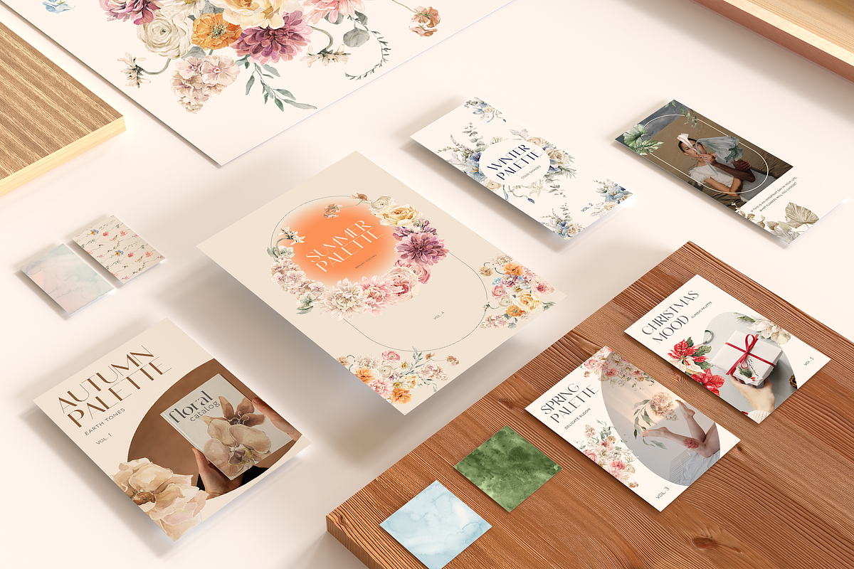 20% Floral Catalog Watercolor Bundle, an Illustration by Cat In Colour (Photo 17 of 18)
