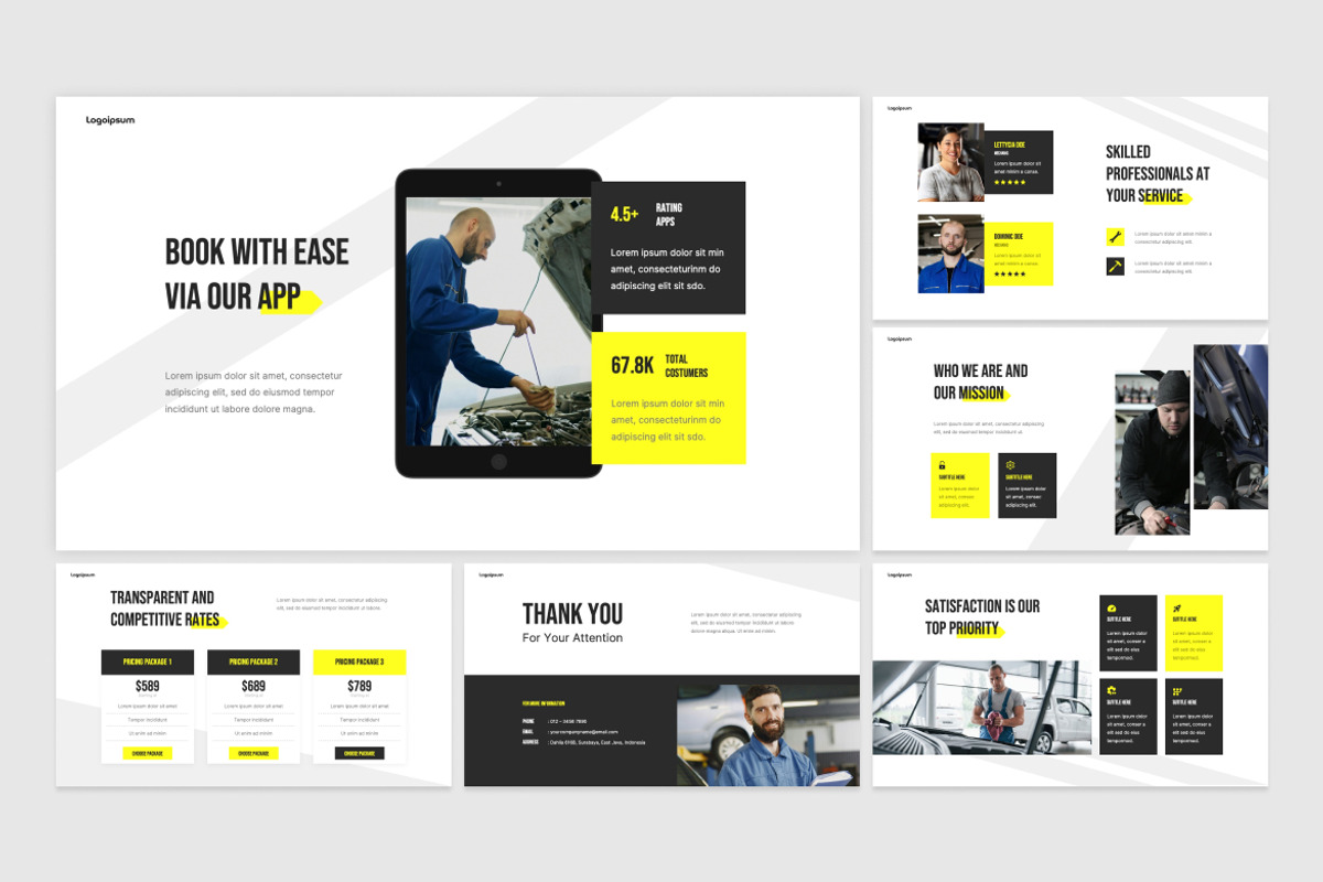 Automotive Garage Keynote, a Presentation Template by Antstheme (Photo 2 of 2)