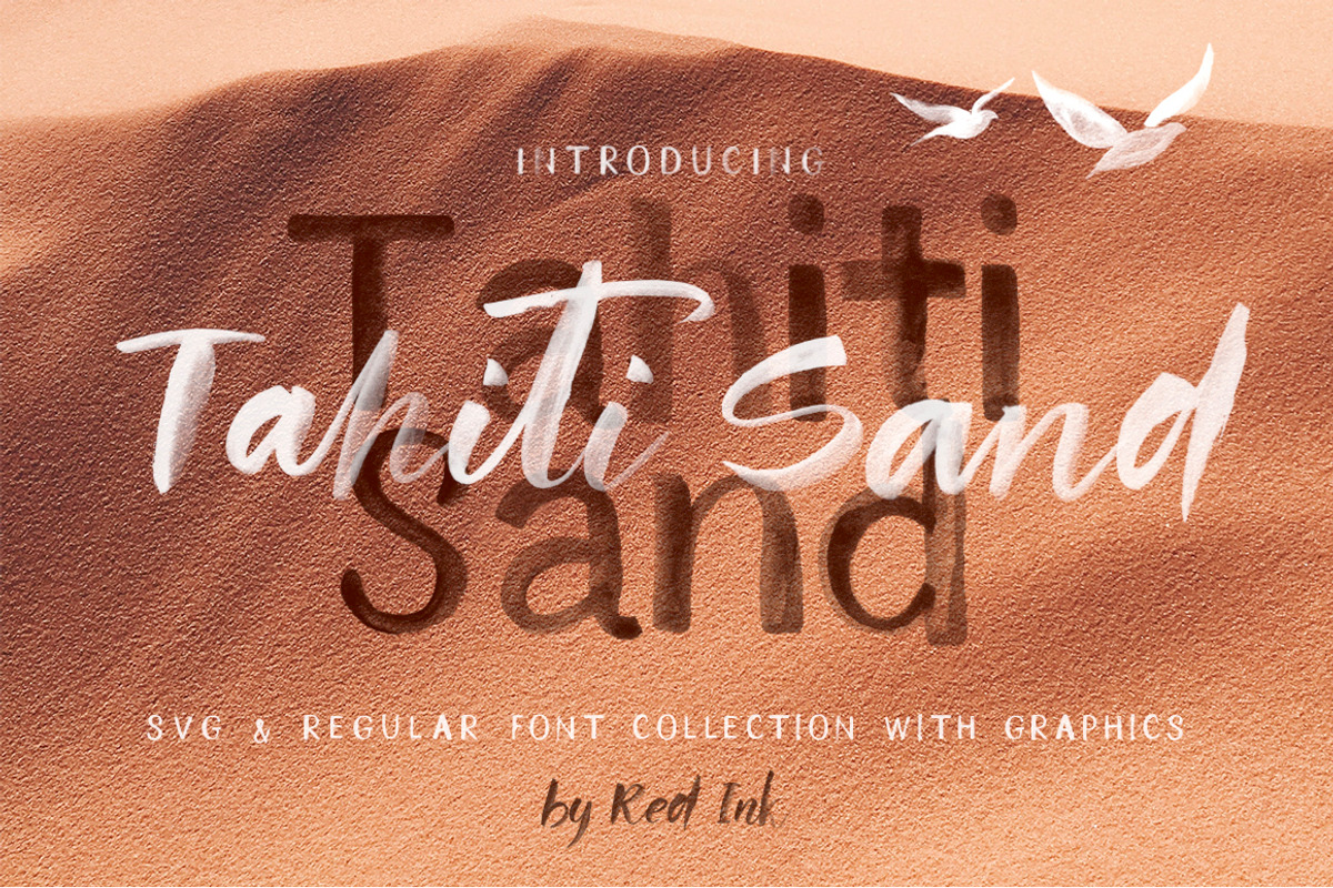 Tahiti Sand. Fonts & Graphics.