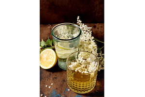 Elderflower Cordial Glasses with, a Food & Drink Photo by Natasha Breen