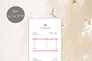 Invoice Template Printable Pink, a Card Template by Climbwithelevator (Thumbnail 7 of 10)