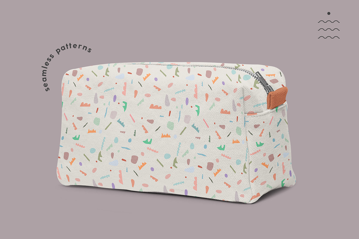 Organic Shapes & Patterns Kit, a Pattern Graphic by Flow with it (Photo 4 of 12)