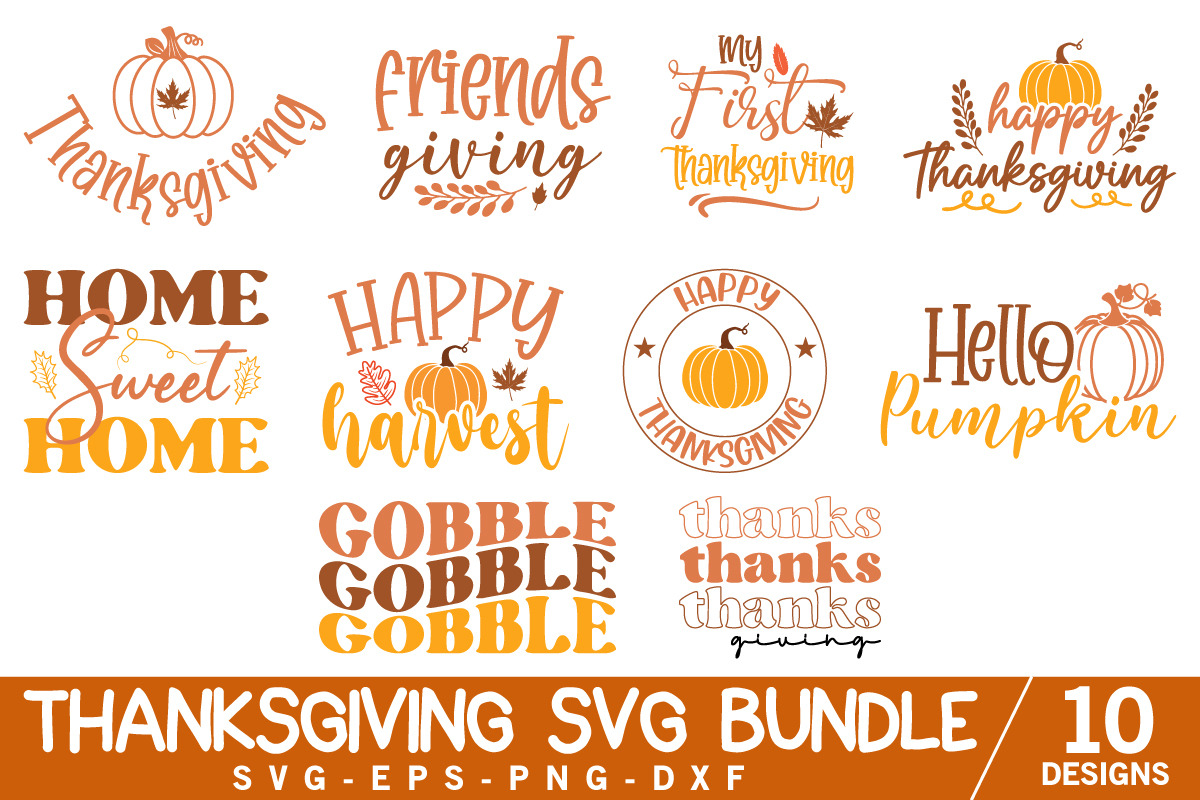 Thanksgiving Mega SVG Bundle, an Object Graphic by FunnySVGCrafts (Photo 10 of 11)