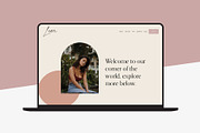 Squarespace 7.1 Template: Leon, a Squarespace Template by Big Cat Creative (Thumbnail 1 of 4)