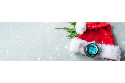 Santa Claus cap with fir tree, a Holiday Photo by Lifemorning
