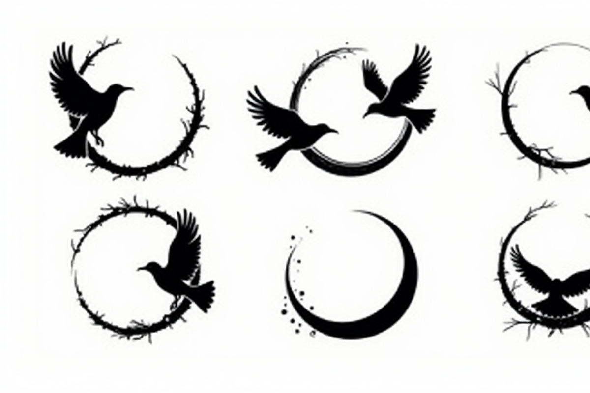 Flying Bird Silhouette Bundle, an Illustration by hafijul (Photo 9 of 10)