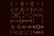 Crosshair Bundle SVG/PNG/EPS/Brushes, a Brush Add-On by xresch (Thumbnail 3 of 7)