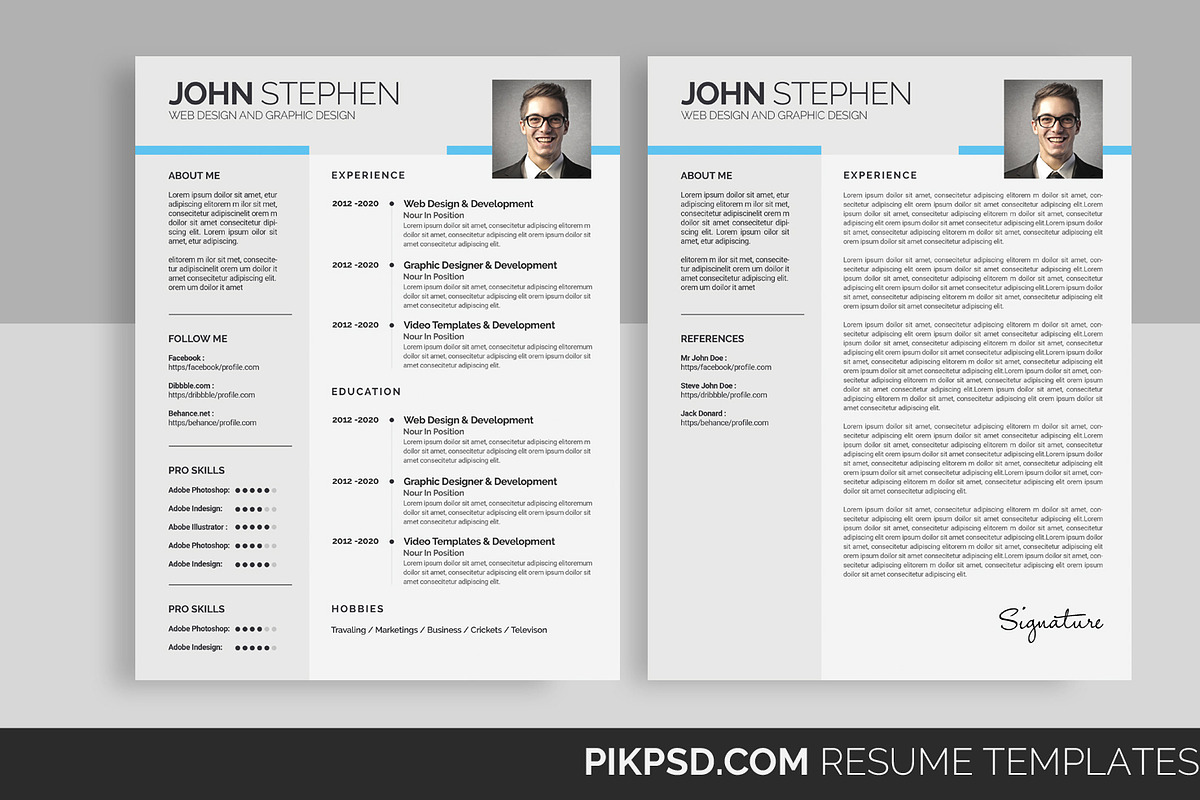 Resume CV, a Resume Template by graphicforest (Photo 3 of 5)