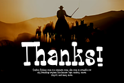 Cowboy Dlokens - Western Font, a Slab Serif Font by QR Design Studio (Thumbnail 7 of 7)