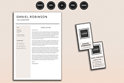 Resume/CV - Robinson, a Resume Template by 3Angle (Thumbnail 2 of 3)
