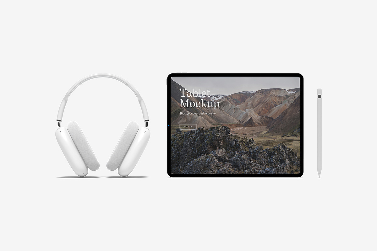 Tablet Pro Mockup, an iPhone Mockup by zuhraabdullah (Photo 1 of 6)