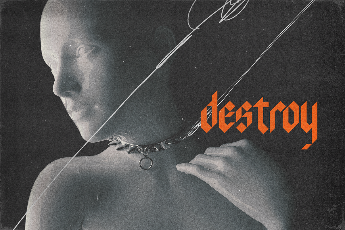 Blackleather – Display Typeface, a Blackletter Font by Clint English (Photo 4 of 6)