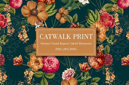 Catwalk Print Trend Pattern, a Wallpaper Graphic by Luiz da Rolt