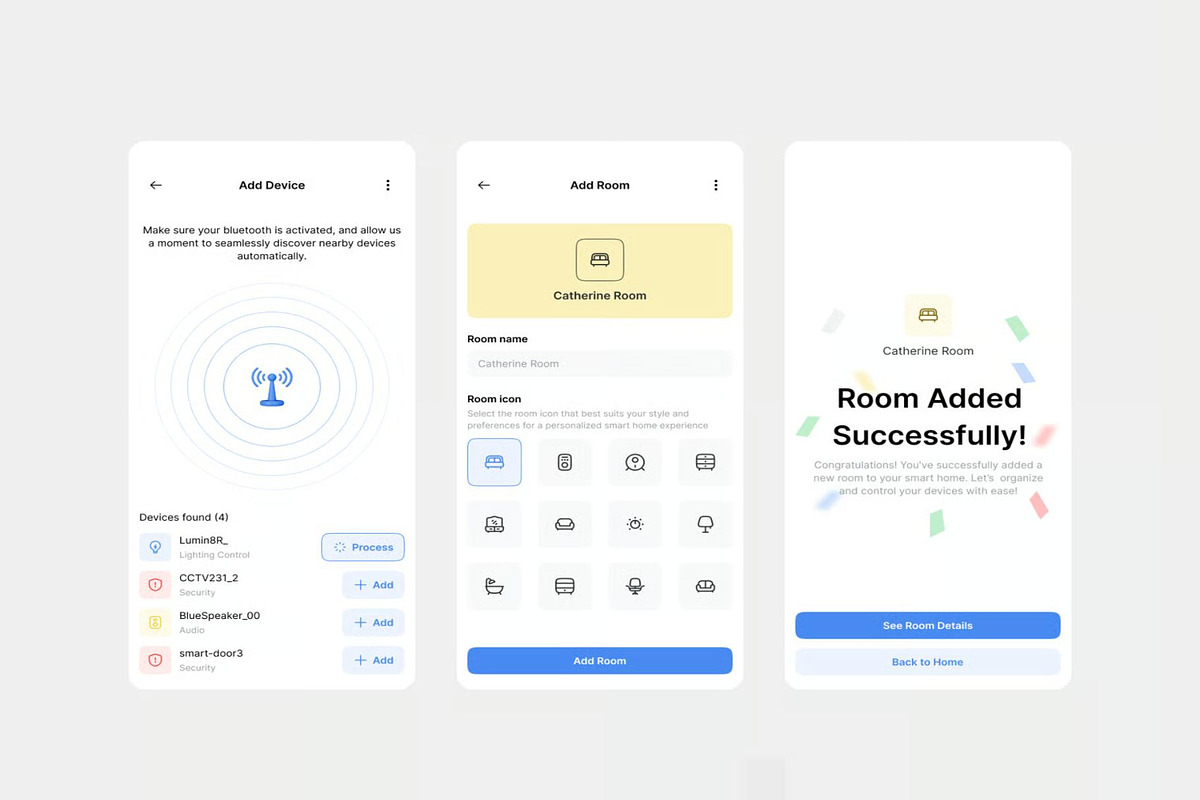 Nova - Smart Home Mobile App UI KIT, an UI Kit Template by Lumina_ui_ux202 (Photo 5 of 7)