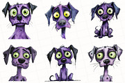 Zombie Dog Clipart, an Illustration by OK Design (Thumbnail 5 of 5)