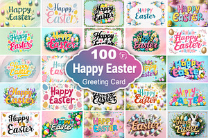 Easter Greeting Card, a Card Template by Forhadx5