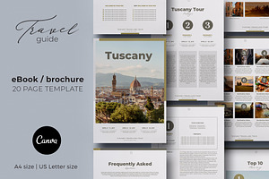 Canva EBook / Brochure Travel Guide