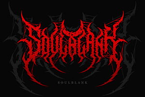 Sabersong Black Metal Font Vol.3