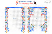 Grandmillennial Independence Day, a Decorative Illustration by TheHappyGiftArt (Thumbnail 12 of 21)