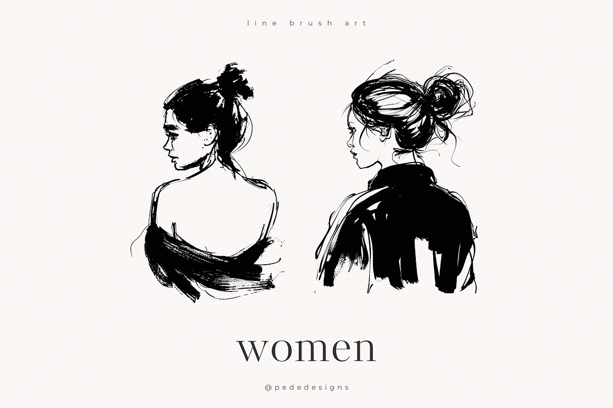 Women I, a Person Illustration by PeDe Designs (Photo 6 of 6)