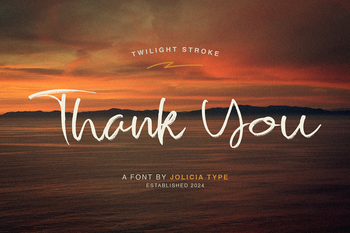 Twilight stroke | Brush Script Font, a Script Font by Jolicia Type (Photo 10 of 10)