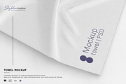 Bath Towel Mockup, a Household Mockup by skybluecreative (Thumbnail 1 of 2)
