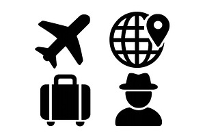 Travel elements featuring an, a Transportation Illustration by ZinetroN