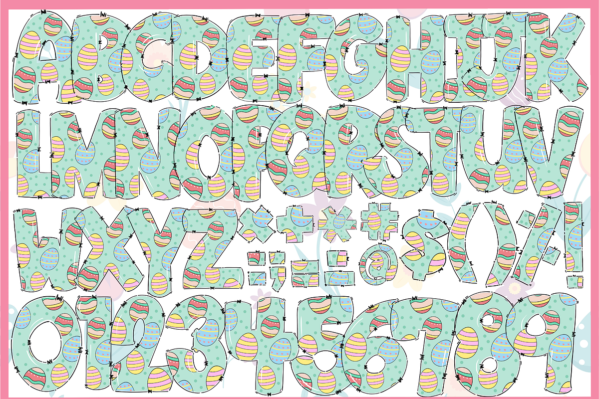 Easter Day-PNG fonts, a Font by It me digital art (Photo 6 of 7)