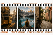 140 Vintage Film Borders, Frames, an Object Graphic by Victoria Bee Presets (Thumbnail 11 of 11)