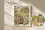 Blackberry Mice Watercolor Set, an Animal Illustration by AlenaVlasko stock Market (Thumbnail 7 of 11)