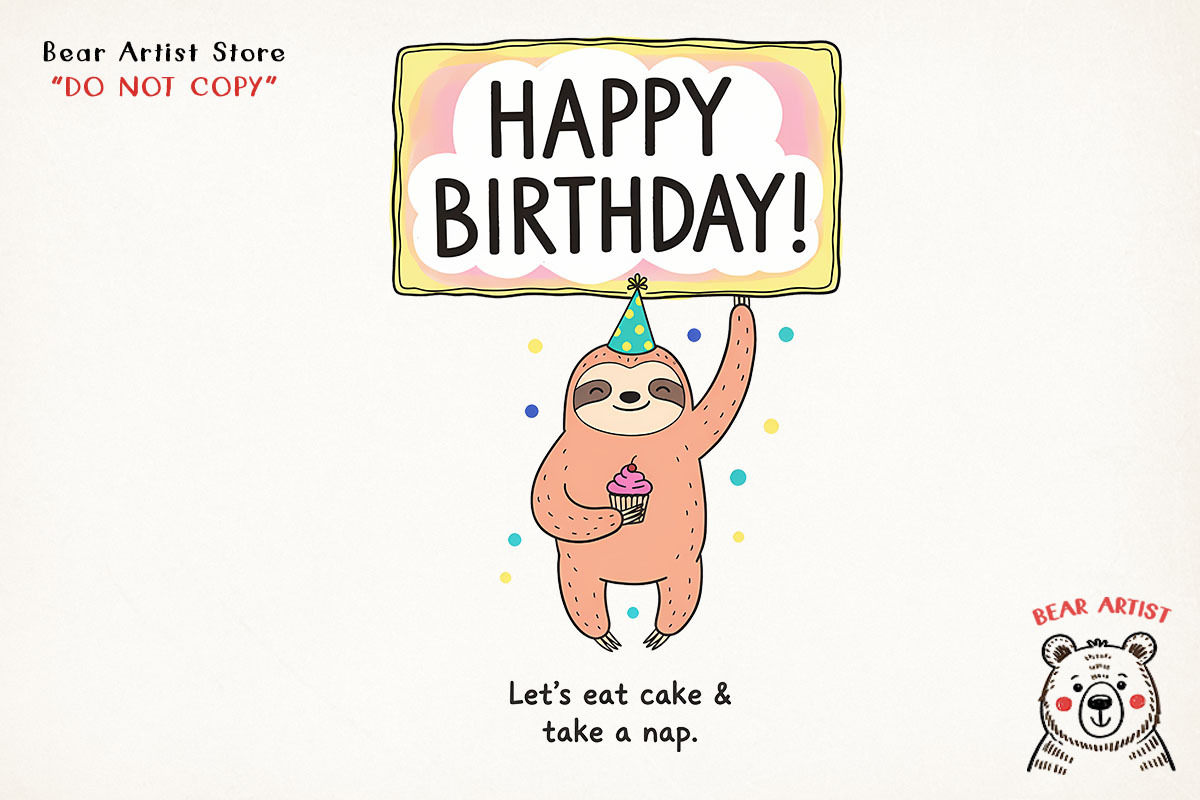 Cat and Animals Funny Birthday PNG, a Graphic by GlitterCraft (Photo 14 of 101)