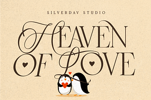 Heaven Of Love Ligature Serif