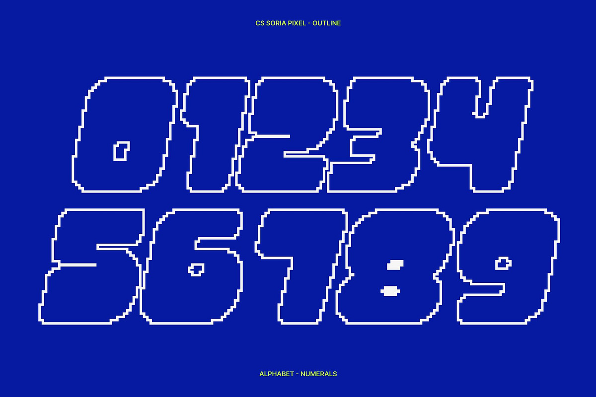 CS Soria Pixel, a Sans Serif Font by Craft Supply Co. (Photo 5 of 8)