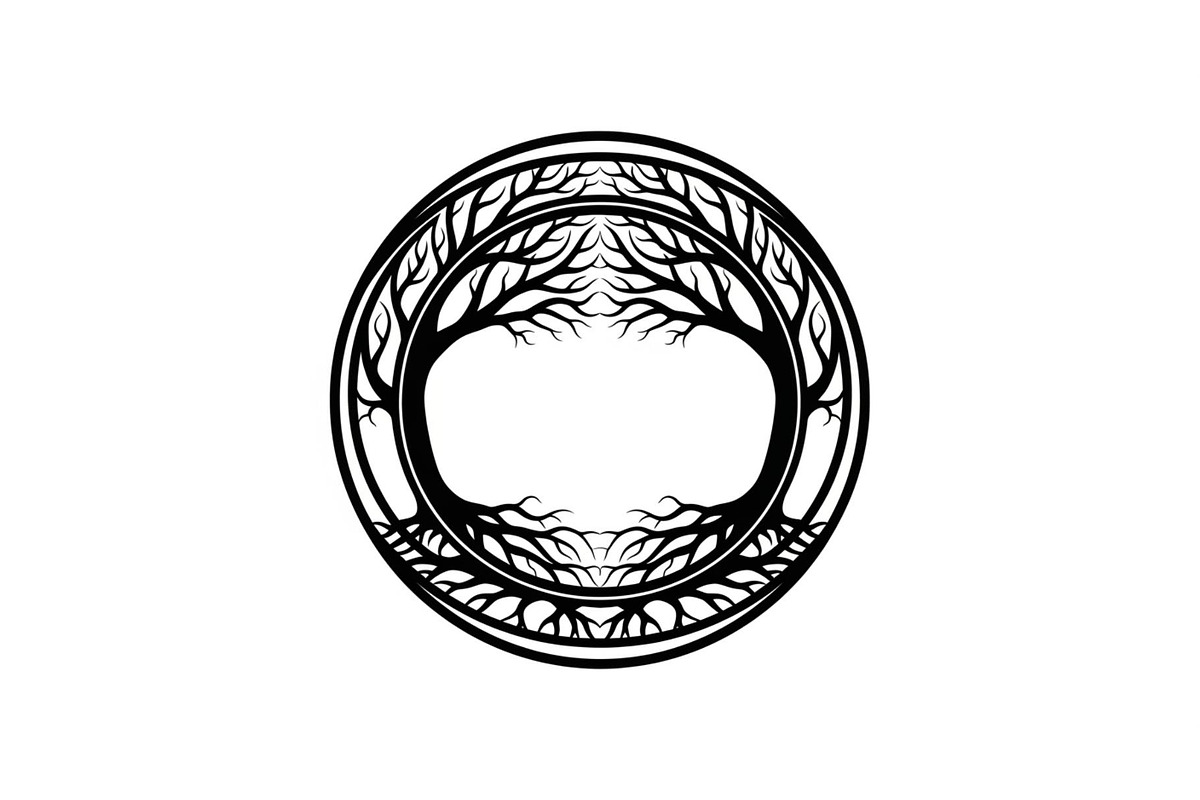 Tree of Life Circle Frame Bundle, an Illustration by Gaye Art (Photo 10 of 51)