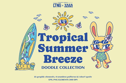 Tropical Summer Breeze Doodle