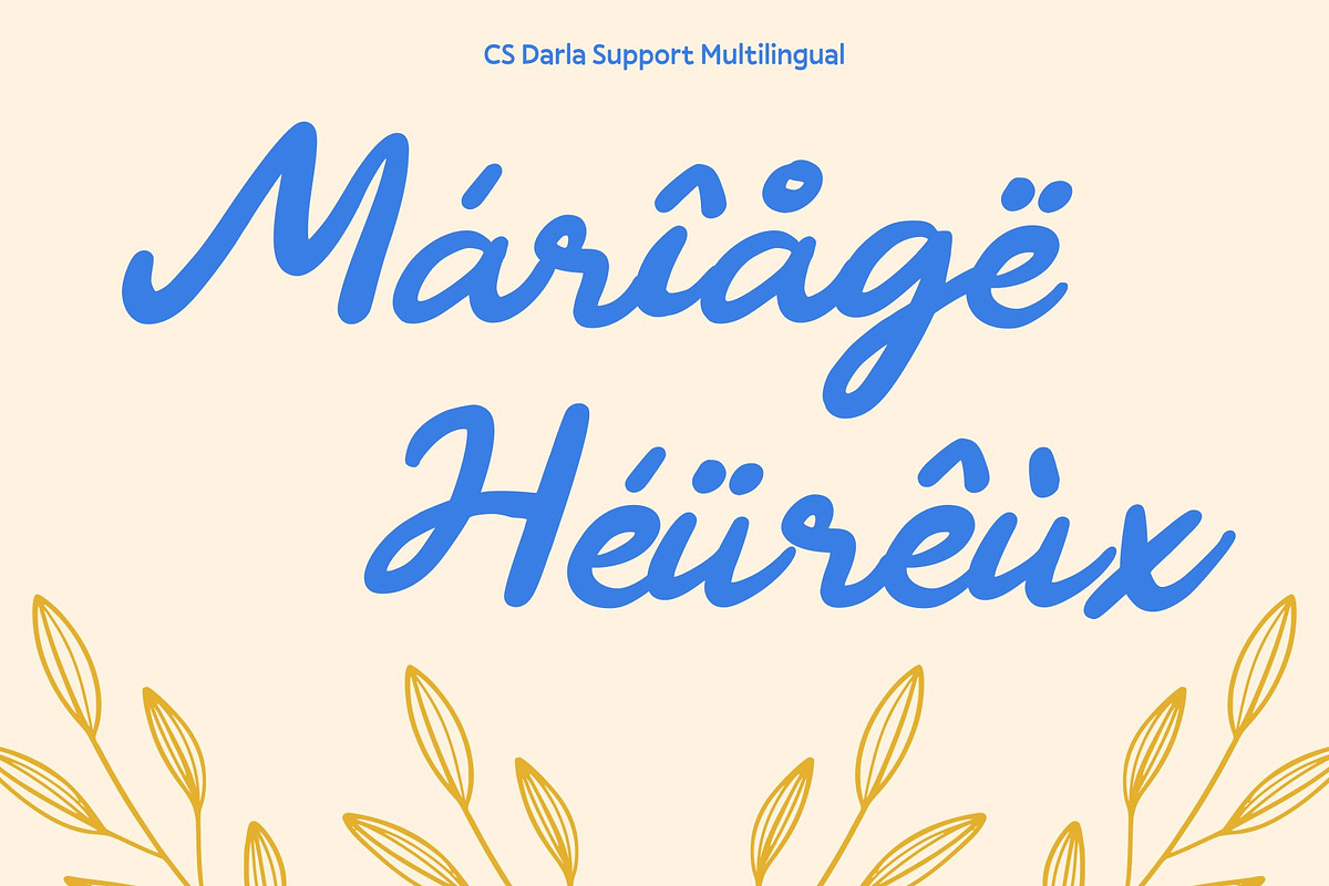 CS Darla – Handwritten Script, a Script Font by Craft Supply Co. (Photo 7 of 8)