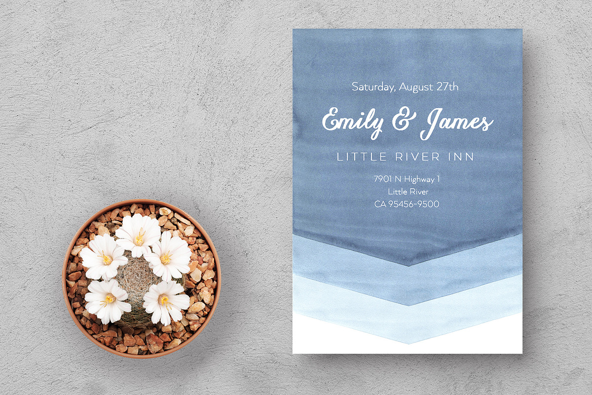 Watercolor Geometric Ombre Paper, a Background Graphic by KitsPix (Photo 4 of 5)