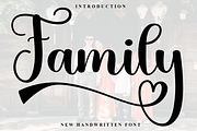 Family, a Handwritten Font by InermediaSTUDIO (Thumbnail 1 of 8)