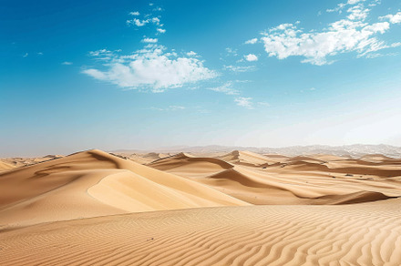 A serene landscape featuring undulat, a Photo by Tanuart
