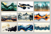 Abstract oil painting art wallpaper, a Wallpaper Graphic by fei long (Thumbnail 9 of 10)