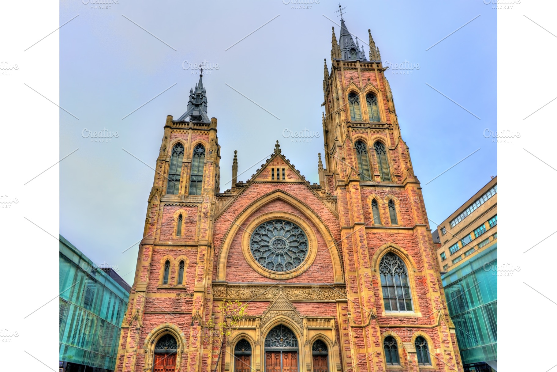 St. James United Church in Montreal, Canada, an Architecture Photo by Leonid Andronov