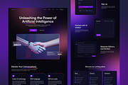 AI Full Website Design, an UI Kit Template by Ahmed Rubel (Thumbnail 3 of 5)