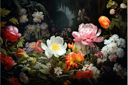 Summer garden flowers. Generate Ai, a Nature Photo by Ylivdesign