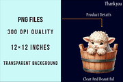 Farm Animals Baby Nursery Clipart, an Illustration by SinaCreation (Thumbnail 4 of 5)